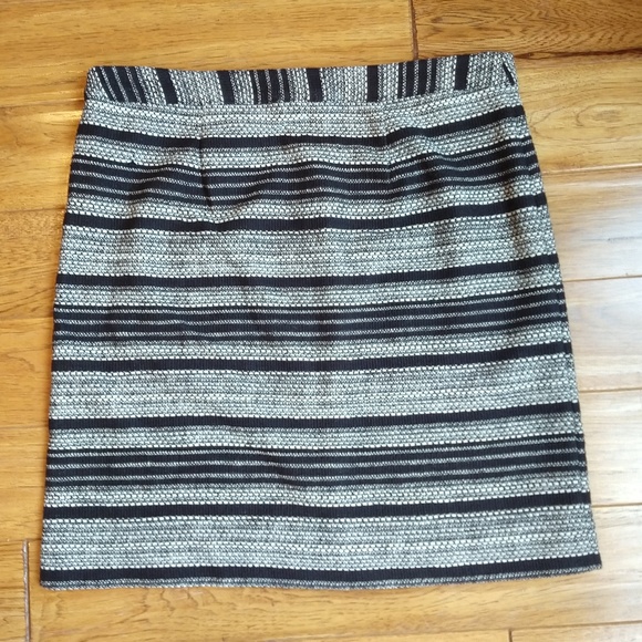 Reitmans | Black/White Zipper-front Skirt - Picture 2 of 6